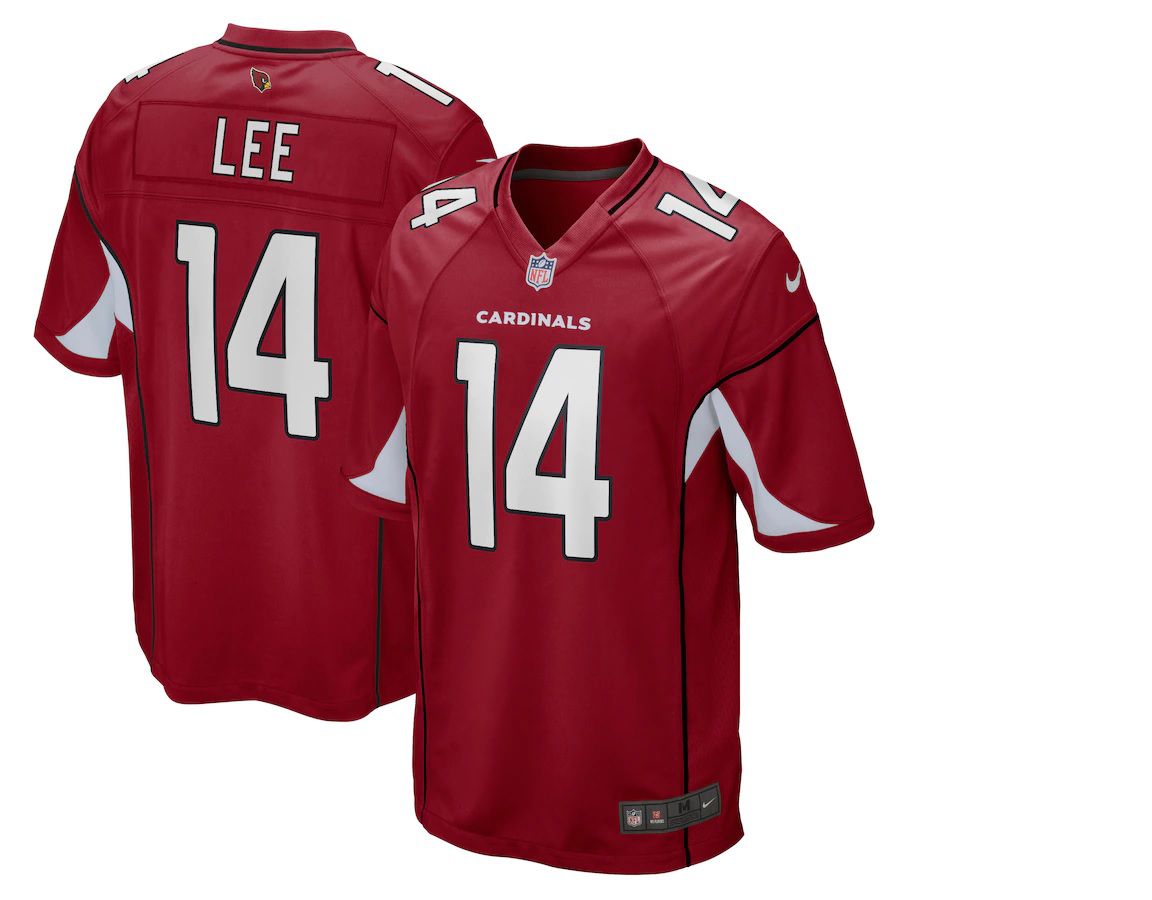 Men Arizona Cardinals 14 Andy Lee Nike Cardinal Game Player NFL Jersey